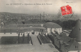 71 LE CREUSOT LE CHATEAU DE LA VERRERIE - Le Creusot