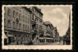 AK Göttingen, Strassenpartie Mit Hotel Zur Krone  - Goettingen