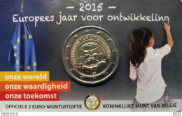 België/Belgique 2015 : Coincard Europees Jaar Voor Ontwikkeling NL( X 10). - België