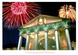 72858112 Wiesbaden Kurhaus Mit Festlichem Feuerwerk Wiesbaden - Wiesbaden