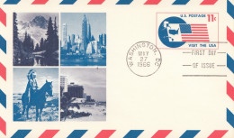 Ganzsache USA - Indianer  1966 FDC - Other & Unclassified