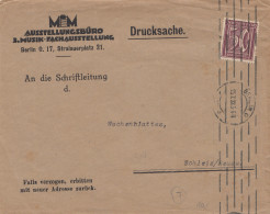 3. Musik Fachausstellung Drucksache, 1922 Berlin Nach Schleiz - Storia Postale