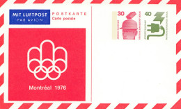 Olympische Spiele Montreal 1976: Philatelie Ausstellung  Ganzsache - Covers & Documents