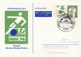 FIFA World Cup 1974 Endspiel Olympia Stadion München - Padorborn - Covers & Documents