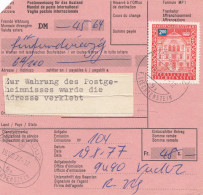 Liechtenstein: 1977: Postanweisung Ins Ausland  - Other & Unclassified