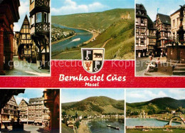 72856028 Bernkastel-Kues Ortsmotive Altstadt Fachwerkhaeuser Mosel Freibad Bernk - Bernkastel-Kues