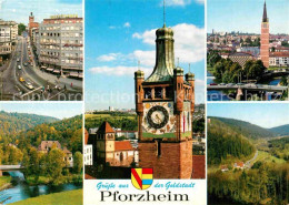 72855473 Pforzheim Leopoldplatz  Schlo?kirche W?rmtal Kupferhammer Pforzheim - Pforzheim