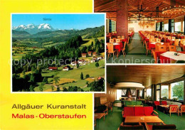 72861763 Malas Allgaeuer Kuranstalt Panorama Blick Zum Saentis Appenzeller Alpen - Oberstaufen