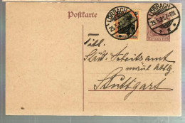 81484 -  Entier  Pour STUTTGART - Storia Postale