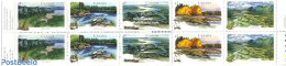 Canada 1994 Rivers 10v In Booklet, Mint NH, Nature - Sport - Birds - Frogs & Toads - Water, Dams & Falls - Kayaks & Ro.. - Neufs