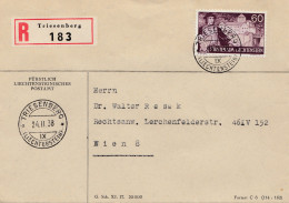 Liechtenstein: 1938: Triesenberg Einschreiben Nach Wien - Other & Unclassified