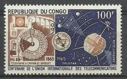 Congo, Republic (Brazzaville) 1965 Mi 67 MNH  (ZS6 CNG67) - Telecom