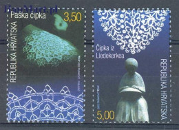 Croatia 2002 Mi 619-620 MNH  (ZE2 CRT619-620) - Textiel