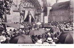 91 - Essonne -  LONGPONT Sur ORGE - L Entrée De L église De Longpont Le Jour Du Pélerinage - Sonstige & Ohne Zuordnung