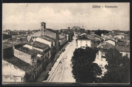 Cartolina Udine, Panorama Mit Breiter Strasse  - Udine