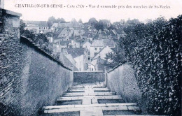 21 - Cote D Or -  CHATILLON  Sur SEINE -   Vue D Ensemble Pris Des Marches De Saint Verles - Chatillon Sur Seine