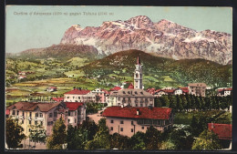 Cartolina Cortina D`Ampezzo, Ortsansicht Gegen Tofana  - Otros & Sin Clasificación