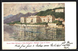 Artista-Cartolina Bellagio, Lago Di Como, Grand Hotel Bellagio E Villa Serbelloni  - Como