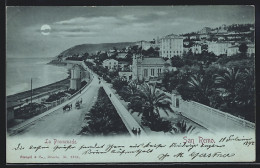 Lume Di Luna-Cartolina San Remo, La Promenade  - San Remo