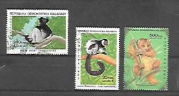 TIMBRE OBLITERE  DE MADAGASCAR DE  1983 N° MICHEL 926 930/31 - Madagaskar (1960-...)