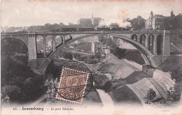 Luxembourg -  Passage Du Train Sur Le Pont Rodolphe - 1907 - Luxemburg - Town