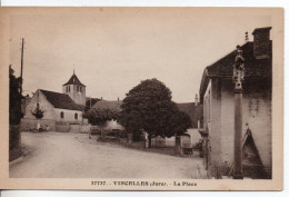 Carte Postale Ancienne Vincelles - La Place - Otros & Sin Clasificación