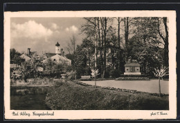 AK Bad Aibling, Kriegerdenkmal Mit Ufer Und Kirche  - Bad Aibling