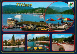 72851921 Titisee Bootsanleger Strandcafe Restaurant Promenade Hotels Ausflugsboo - Titisee-Neustadt