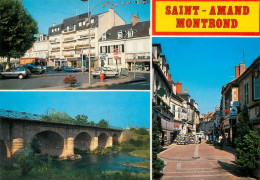 SAINT AMAND MONTROND Multivue Place Carée  11  (scan Recto-verso)MA2060Bis - Saint-Amand-Montrond