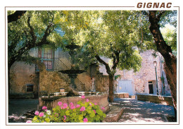 GIGNAC Fleurs Fontaine 9(scan Recto-verso) MA2055 - Gignac