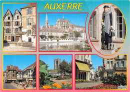 AUXERRE Place St Nicolas Les Bords De L Yonne Et L Eglise 12(scan Recto-verso) MA2075 - Auxerre