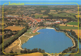 SAMATAN Vue Generale Aerienne Avec Le Lac Et La Base De Loisirs 9(scan Recto-verso) MA2092 - Autres & Non Classés