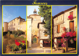 Village De FOURCES Bastide Fortifiee De Type Circulaire Cette Ancienne Place Forte 27(scan Recto-verso) MA2091 - Autres & Non Classés