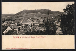 AK Stein A. Rhein, Ortsansicht Mit Burg Hohenklingen  - Other & Unclassified