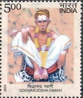 India 2024 SIDDHAROODHA SWAMI Rs.5 1v Stamp MNH As Per Scan - Ongebruikt