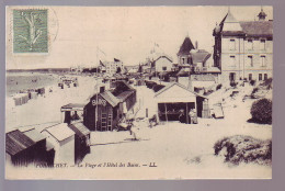 44 - PORNICHET - LA PLAGE ET L'HÔTEL-des-BAINS  - ANIMÉE - - Pornichet