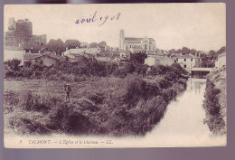 85 - TALMONT - L'ÉGLISE Et Le CHATEAU - ANIMÉE - - Talmont Saint Hilaire