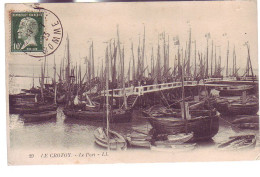 80 - LE CROTOY - LE PORT - BATEAUX à QUAI - ANIMÉE - - Le Crotoy