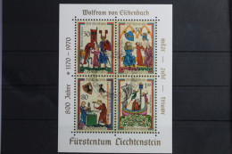 Liechtenstein Block 8 Mit 527-530 Gestempelt #VO180 - Other & Unclassified