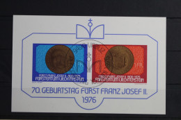 Liechtenstein Block 10 Mit 649-650 Gestempelt #VO189 - Other & Unclassified