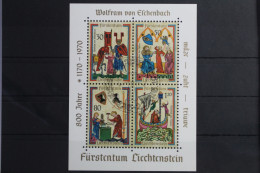 Liechtenstein Block 8 Mit 527-530 Gestempelt #VO183 - Other & Unclassified