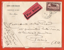 Maroc Confins Algéro Marocains Lettre De L'Etat Major Pour Paris 1932 - Storia Postale