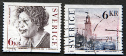 Sweden 1993  Award Of Nobel Literature Prize To Toni Morrison MiNr. 1801-02  O)  ( Lot  L 1402 ) - Usati