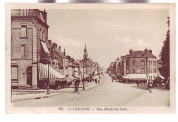 71 - LE CREUSOT - RUE MARECHAL FOCH - ANIMÉE - - Le Creusot