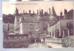 37 - LANGEAIS - ENTRÉE Du CHÂTEAU - ANIMÉE - - Langeais