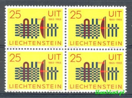 Liechtenstein 1965 Mi 458 MNH  (ZE1 LCHvie458) - Telecom