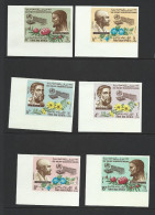 Yemen 1966 WHO New Headquarters Set Of 6 Imperforate Marginal Corner Singles MNH - Yemen