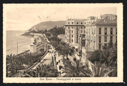 Cartolina San Remo, Passeggiata A Mare  - San Remo