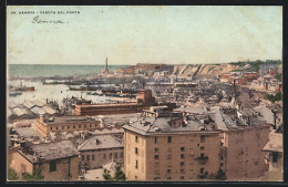 Cartolina Genova, Veduta Del Porto  - Genova (Genoa)