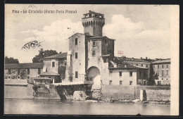 Cartolina Pisa, Antico Porto Pisano, La Cittadella  - Pisa